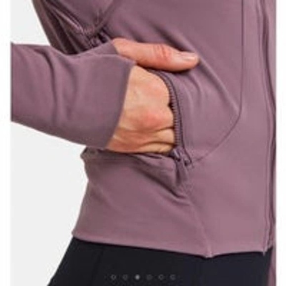 NEW LIT Detached Zip-up Workout Jacket - Mauve Small - Picture 2 of 10
